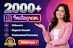 increase instagram 2,000 followers fast