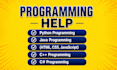 provide expert help with python, java, and cpp programming