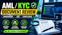 review aml kyc onboarding documents and compliance records