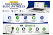 write simple blog articles and social media content