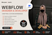 design develop clone update and fix the webflow website