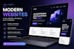 create a modern website