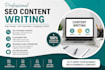 write SEO optimized blog posts and website content