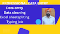clean,format,merge,split excel data and data cleaning