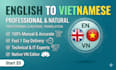 do professional english to vietnamese translation