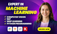 do computer vision, machine learning and deep learning projects with python