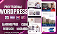 clone elementor wordpress website design redesign wordpress elementor website