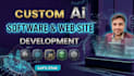 develop custom ai website, ai chatbot, ai web application, ai software