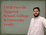 build targeted school college university leads