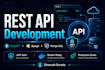build or integrate a rest API using python fastapi or django
