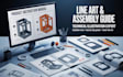 do product instruction manual, line art and assembly instruction