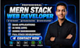 build custom mern stack web application as a mern stack developer