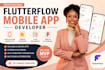 build flutterflow mobile app with firebase ai app and figma UI