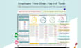 create and automate employee timesheet attendance tracker payroll spreadsheet