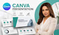 design editable canva business presentation and sales pitch deck