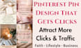 design professional pinterest pins using canva