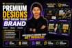 create premium social media posts and branding design