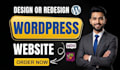 design redesign wordpress business website  development with elementor