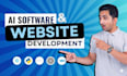 develop ai website,ai chatbot, ai web application