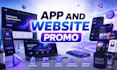 edit professional app and website promotion videos for your business