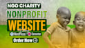 design ngo charity nonprofit website using wordpress elementor
