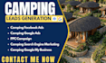 generated targeted camping leads, camping outdoor brands, facebook ad, google ad