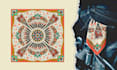 custom scarf bandana pattern design for fabric print