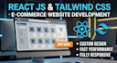 design a modern ecommerce UI with react and tailwind