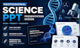 create professional biotechnology and scientific powerpoint presentations