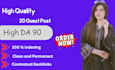 do high da guest posting on da 90 website with dofollow SEO backlinks
