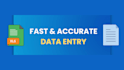 do fast and accurate data entry, excel, copy paste and typing work
