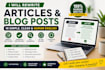 rewrite articles and blog posts in human simple english