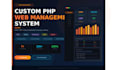 build a custom PHP web management system