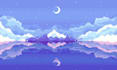 create pixel art background animation tilesets game art landscape environment