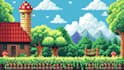 pixel art parallax background animation pixel landscape scenery environment art