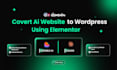clone claude, lovable ai website to wordpress using elementor pro