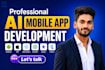 ai mobile app development ai chatbot ai website ai saas as ai developer