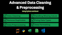 clean and preprocess your dataset using python pandas