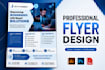 create professional eye catching bi fold tri fold brochure and flyer design