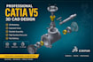 create mechanical 3d model, part assembly and cad drafting using catia v5
