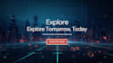 design futuristic landing page hero sections