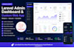 build a laravel admin dashboard and custom web app