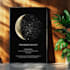 design a custom moon phase and star map poster