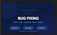 fix your website bugs and HTML CSS javascript errors