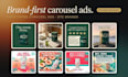 make scroll stopping ad carousels