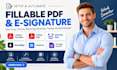 setup fillable pdf adobe sign acrobat panda doc docusign webform google form