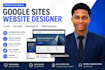 design a professional google sites website