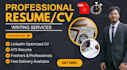 provide professional resume, CV writing service