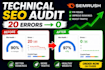 do a complete technical SEO audit and fix all critical errors on your website