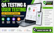 do QA testing and user testing for your software